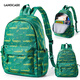 Landcase兒童背包女2024新款大容量小學(xué)生書(shū)包初中輕便雙肩包男3986鱷魚(yú)綠