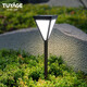 TUYAGE太陽(yáng)能led草坪燈戶外庭院燈草地?zé)艟坝^燈現(xiàn)代時(shí)尚不用電插地式 太陽(yáng)能款-黑色（三色光）