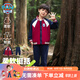 汪汪隊(duì)立大功兒童套裝棒球服套裝開衫外套幼兒園班服中小童外出服 深紅色 110