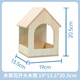 寵尚天鸚鵡鳥窩玄鳳虎皮牡丹豎式通風(fēng)掛窩用品鳥籠配件小木屋鳥巢別墅 木茉花開(kāi)大木窩-玄鳳小太陽(yáng)可用