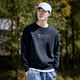 拓路者（Pioneer Camp）圓領(lǐng)衛(wèi)衣男士休閑長袖春秋新款情侶裝潮流上衣 黑色 2XL 