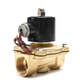 伊萊科（ELECALL）電磁閥 (1英寸)  AC220V 銅制 水閥油閥氣閥 常閉型 2W-250-25