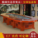 匯璟木業(yè) 橢圓電動(dòng)餐桌 自動(dòng)旋轉小火鍋傳送帶不銹鋼壽司餐桌臺  回轉傳遞 三朵花餐椅