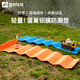 喜馬拉雅戶(hù)外鋁膜折疊蛋潮防潮墊加厚露營(yíng)帳墊沙灘墊子防水隔潮便攜地墊 加厚蛋巢墊橙色