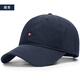 OIMG經(jīng)典小標刺繡白色棒球帽男夏天不褪色大頭圍鴨舌帽速干透氣遮陽(yáng)帽 藏青色 均碼 正常碼(55-60c)