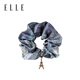 ELLE時(shí)尚高級感發(fā)圈女法式鐵塔頭繩百搭盤(pán)發(fā)繩大腸圈禮物送女友教師節