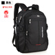 艾奔（ASPENSPORT）雙肩包大容量書包初中高中大學(xué)生減負(fù)護(hù)脊旅游旅行背包商務(wù)電腦包 黑色【電腦版】可裝17.3寸電腦 大版（可裝16英寸電腦）