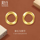 周生生 gin系列莫比烏斯環(huán)耳飾 足金黃金耳釘 93863E定價(jià)
