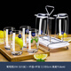 樂(lè )美雅玻璃杯子家用耐熱茶水杯牛奶杯果汁杯瀝水架套裝 葡萄園6只裝/290ml高款 杯架 杯盤(pán)