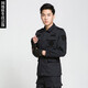 戎衛者 保安服工作服套裝男黑色特訓服機場(chǎng)安檢保安執勤制服工裝 網(wǎng)格【冬款套裝+標志】 170