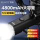 寬馳自行車(chē)前燈吊裝德規公路山地車(chē)燈充電強光手電筒夜行燈騎行裝備 KC02-S【4800mAh+12H續航】單燈