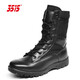 3515強人男靴頭層牛皮作戰靴戶(hù)外防刺穿登山靴訓練軍迷戰術(shù)靴子男 46