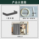 麥佳良品學(xué)生宿舍下鋪u型雙軌道床簾遮光大學(xué)寢室下桌u型一體式雙滑軌桌簾 灰色】2簾+3面床眉+單軌 下鋪扎帶款【簾高1.2】米
