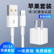即滿 蘋果手機(jī)藍(lán)牙耳機(jī)手表充電器頭充電線套裝iphonex/xr/8/7/6手機(jī)數(shù)據(jù)線插頭iwatch/airpods充電器 充電器+數(shù)據(jù)線套裝