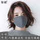 智維 加絨立體口罩女秋冬季韓版時(shí)尚網(wǎng)紅面罩男黑色個(gè)性加厚保暖防風(fēng)防寒透氣易呼吸可水洗 純灰色