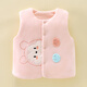 承承鹿嬰兒馬甲秋冬外穿寶寶背心兒童新生兒小馬夾男孩女童冬季保暖坎肩 夾棉馬甲/D3013米奇粉 66 (均 碼) 10-15斤
