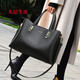 北狐女包輕奢品牌真皮大氣奢華高貴大容量女包時(shí)尚公文包大包頭層牛皮 黑色升級款頭層牛皮大號