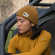 賽樂(lè)（ZEALWOOD）美麗諾羊毛保暖帽毛線帽針織帽子男女士秋冬2023戶外騎行防寒 塔佩棕（航海系列） 均碼