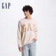 Gap男裝字母提花logo圓領(lǐng)針織衫簡(jiǎn)約百搭毛衣609274 米色 170/92A(M) 亞洲尺碼