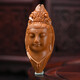 盤(pán)道 橄欖核單籽 觀(guān)音菩薩 文玩橄欖核雕手把件 南工大師海華 雕刻 1.9*4.4cm
