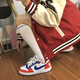 耐克（NIKE）Court Borough Low GS 男女經(jīng)典多色百搭復(fù)古運(yùn)動(dòng)休閑板鞋耐磨 DN4245-141白橙 35.5