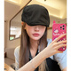 蘇木佰（SOMUBAY）趙昭儀同款復古前進(jìn)帽女春夏季薄款休閑百搭顯臉小貝雷帽報童帽子 黑色 M(56-58cm)