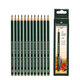 輝柏嘉（Faber-castell）9000素描鉛筆2H專業(yè)繪圖設(shè)計繪畫鉛筆成人美術(shù)學(xué)生初學(xué)者手繪專用12支裝美術(shù)寫生