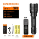 神火（SupFire） 神火C8強(qiáng)光手電筒多功能T6可充電LED戶外騎行家用防水超亮遠(yuǎn)射 C8-G（36瓦+2節(jié)電池+線+單沖