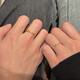瑞諾黃金莫比烏斯情侶戒指一對999足金男女款新款結婚對戒求婚禮物 精美包裝