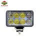 汽車(chē)貨車(chē)摩托車(chē)LED射燈電動(dòng)車(chē)外置車(chē)頂燈12V24v80付通用越野車(chē)工程車(chē)燈超亮防水透鏡聚光燈霧燈 LED射燈12V-80V四寸方
