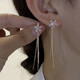 銀瑜耳環(huán)女新款小眾設計感耳飾超閃星芒長(cháng)款流蘇耳線(xiàn)女高級輕奢耳環(huán)女 星芒長(cháng)款流蘇耳線(xiàn)