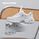 斯凱奇（Skechers）女鞋增高厚底老爹鞋秋季小白鞋經(jīng)典百搭休閑熊貓鞋軟底舒適運動鞋