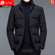 皮爾卡丹（pierre cardin）男士棉衣2025秋冬季新款棉服商務(wù)加厚保暖棉襖冬裝外套男潮 黑色 XL 180(推薦140-160斤)