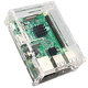 創(chuàng  )樂(lè )博 樹(shù)莓派 亞克力外殼適合Raspberry pi 3代B/2B/1B+   樹(shù)莓派diy配件 樹(shù)莓派亞克力外殼