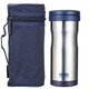 膳魔師（THERMOS）保溫杯泡茶杯水杯自帶原裝杯套不銹鋼杯子帶茶漏JML 330ml JML-371藍(lán)色