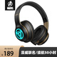 迪士尼（Disney）漫威聯(lián)名頭戴式可有線(xiàn)可藍牙耳機重低音降噪耳麥運動(dòng)音樂(lè )電競游戲手機電腦通用男女生款 鋼鐵俠（黑金）