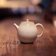 私朹堂 青灰釉茶壺 陶瓷薄胎手工茶壺簡(jiǎn)約功夫茶具茶壺 青灰釉平壺