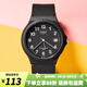 卡西歐手表 學(xué)生運(yùn)動簡約石英小黑表 休閑指針防水初高中生手表七夕禮物 MW-59-1B