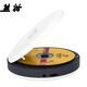 熊貓（PANDA）F-01 CD播放機(jī) 英語復(fù)讀機(jī) 便攜式MP3隨身聽 迷你充電插卡光盤學(xué)習(xí)機(jī) 教學(xué)轉(zhuǎn)錄播放機(jī)（白色）