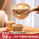 晴碧琳 QBILY招財(cái)貓功夫茶具套裝逍遙壺旅行茶具套裝家用戶外便攜式露營(yíng)快客杯 5頭 招財(cái)貓一壺四杯旅行包