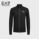 阿瑪尼EMPORIO ARMANI【七夕禮物】EA7男士合身拉鏈休閑衛(wèi)衣外套