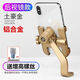 電動(dòng)車(chē)手機支架騎行防震車(chē)載導航外賣(mài)騎手專(zhuān)用自行車(chē)摩托車(chē)導航架鋁合金摩托車(chē)手機支架防震 金屬（后視鏡）金色+增高螺絲