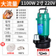 蜀都聚力機(jī)電潛水泵家用220v抽水泵抽水農(nóng)用灌溉水泵高揚(yáng)程大流量清污兩用水泵 2寸新款1100瓦大流量潛水泵