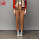 漁牌女裝女褲秋冬款2023新款休閑九分長(cháng)褲文藝百搭FGFD6215 卡其 M