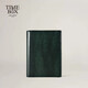 Time box 仿皮活頁(yè)本高端商務(wù)PU皮面本文藝精致簡(jiǎn)約便攜收納手賬活頁(yè)夾禮盒裝企業(yè)定制 A5中號-油蠟綠（經(jīng)典常規-70% 客戶(hù)選擇）