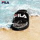 FILA 斐樂(lè )拖鞋男鞋復古拖鞋夏季新款輕便舒適透氣休閑沙灘鞋 黑-BK 42
