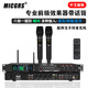 MICGRS專(zhuān)業(yè)前級效果器 帶無(wú)線(xiàn)話(huà)筒工程包廂會(huì )議家庭ktv唱歌膽機5.1功放家庭影院防嘯叫均衡調節音頻處理 EX20M