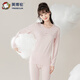 英博倫女大童內衣套裝秋冬純棉少女學(xué)生秋衣秋褲睡衣 81164粉紅 175