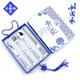 仟禮源國慶中秋節小禮品定制青花瓷餐具開(kāi)業(yè)店慶禮物贈送員工客戶(hù)紀念品 中國風(fēng)四件套餐具刀叉筷勺