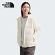 The North Face北面羽絨服女戶外600蓬鵝絨高蓬保暖外套7QVV 米白色/QLI XL